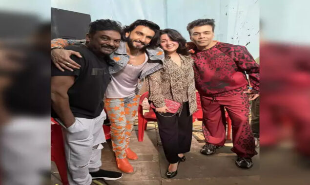 ‘Liger’ team meets Ranveer Singh