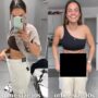 Molly Ava puts on size 10 trousers from two different stores, which fit completely different