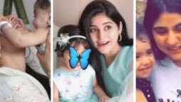 Sanam Baloch’s beautiful daughter Amaya’s first birthday photos