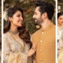 Ayeza Khan & Danish Taimoor are models for Maria. B’s Eid collection