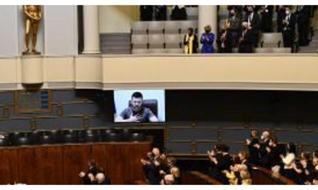 During Zelenskyy’s speech, Finnish government websites were hacked