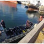 Divers look into fuel down ship sunk off Tunisia