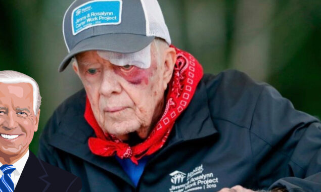 Jimmy Carter arrested for placing ‘I Did That’ Stickers on Biden