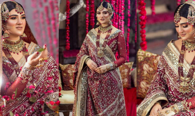 Sarah Khan looks royal in her new bridal campaign