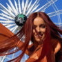 Festival of fire Maura Higgins who was on Love Island