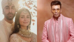 Karan Johar makes fun of his look at Ranbir and Alia's wedding