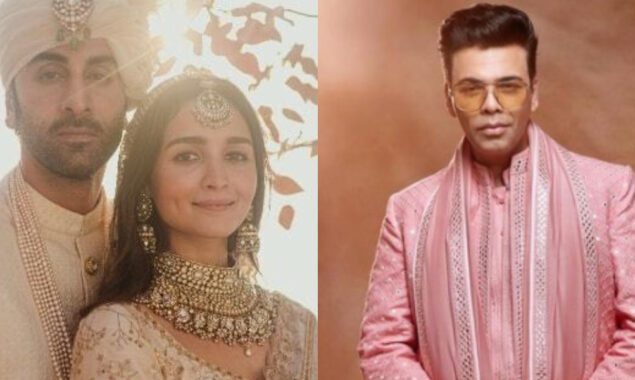 Karan Johar makes fun of his look at Ranbir and Alia's wedding