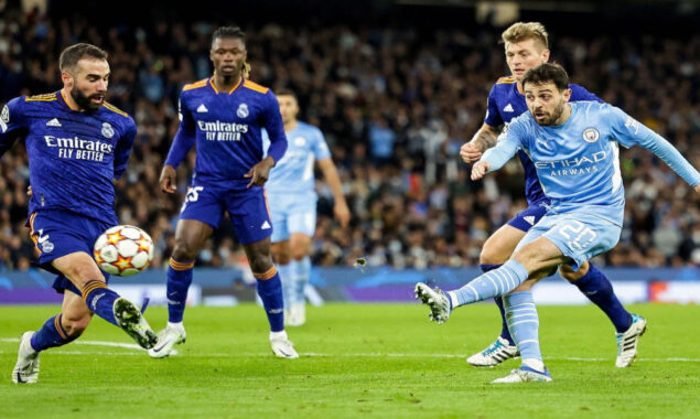 Manchester City beat Real Madrid in seven-goal drama