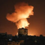 Israel responds to a rocket attack by hitting Gaza