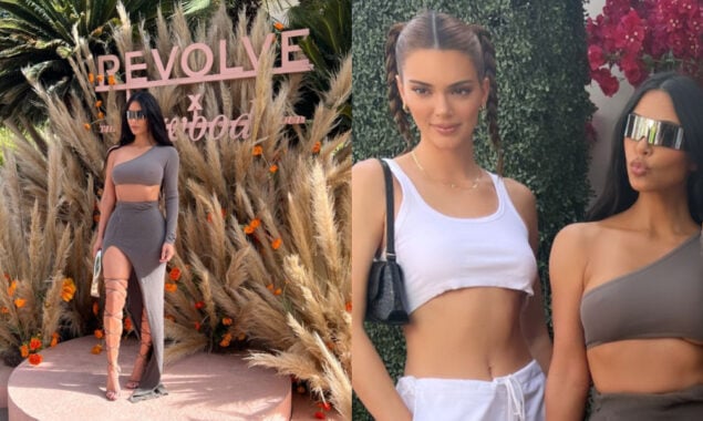 Coachella 2022: Kim Kardashian shows off her curves in a crop top and slit skirt