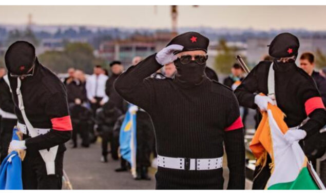 Police investigate Republican Easter march in West Belfast