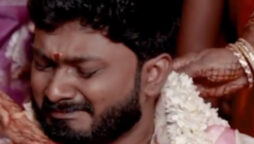 Watch Video: Groom Suddenly gets emotive while sitting beside his bride
