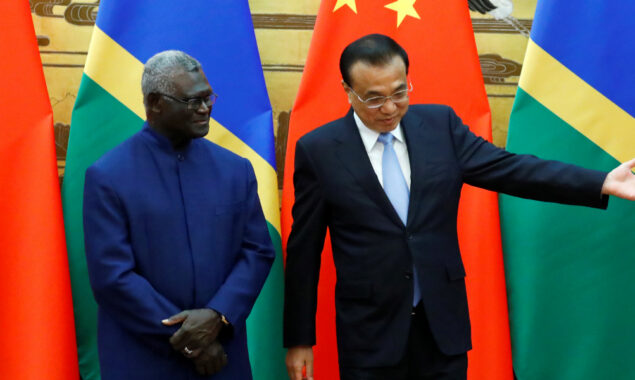 China creates a base in the Solomon Islands