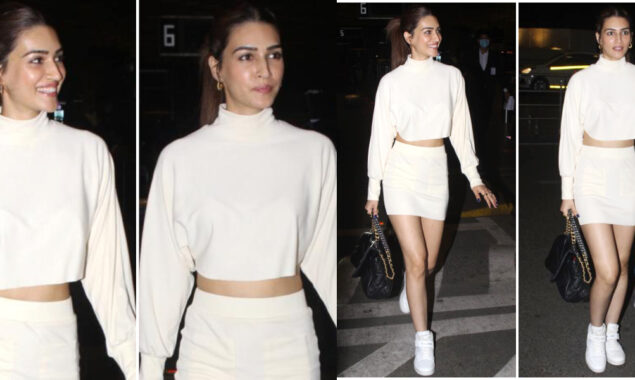 Kriti Sanon’s all-white airport dress is the ideal summer street style