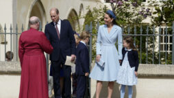 Prince William and Kate Middleton lead the royal Easter service