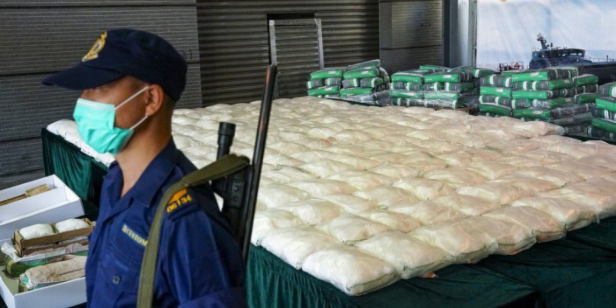 Hong Kong customs seize record haul of methamphetamine