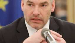 Russia has welcomed the first EU head of state to Moscow after the Ukraine invasion