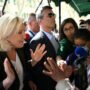 Macron clashes with Le Pen over Islamic headscarf ban