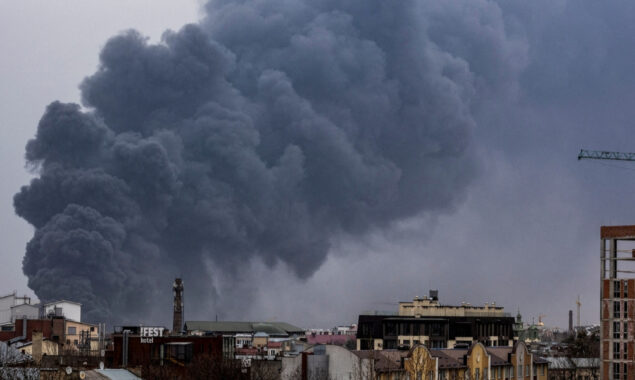 Ukraine’s west largest city Lviv is hit by missiles as Russia start bombardment on cities