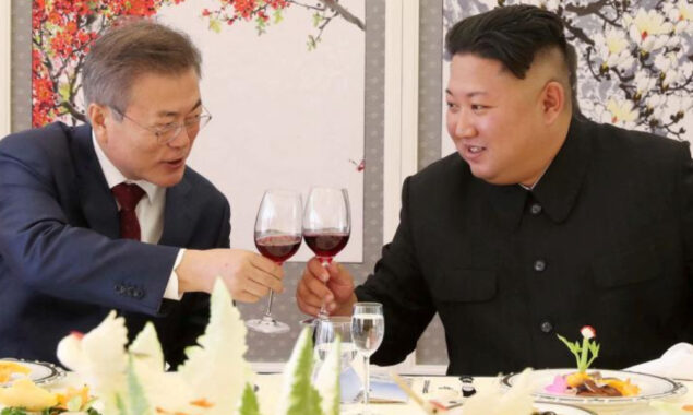 Kim Jong Un thanked South Korea’s President Moon in letter for efforts to mend ties
