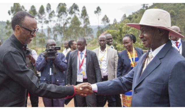 Rwanda’s Kagame in Uganda on rare visit as ties warm