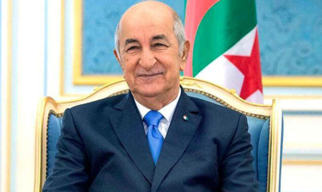 Algerian President Abdelmadjid Tebboune
