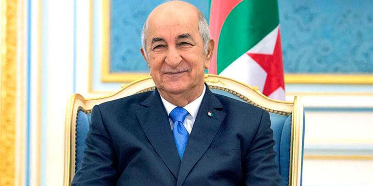 Algerian President Abdelmadjid Tebboune