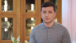 Zelensky wishes Ukrainians a happy Easter, saying, "We pray to God to fulfil our great desire"