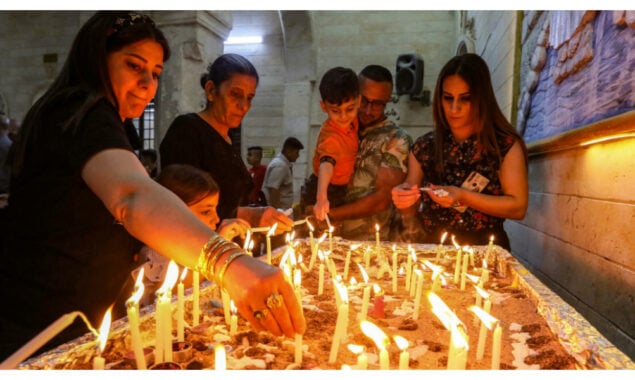 Iraqi Christians celebrate first Easter ‘Holy Fire’