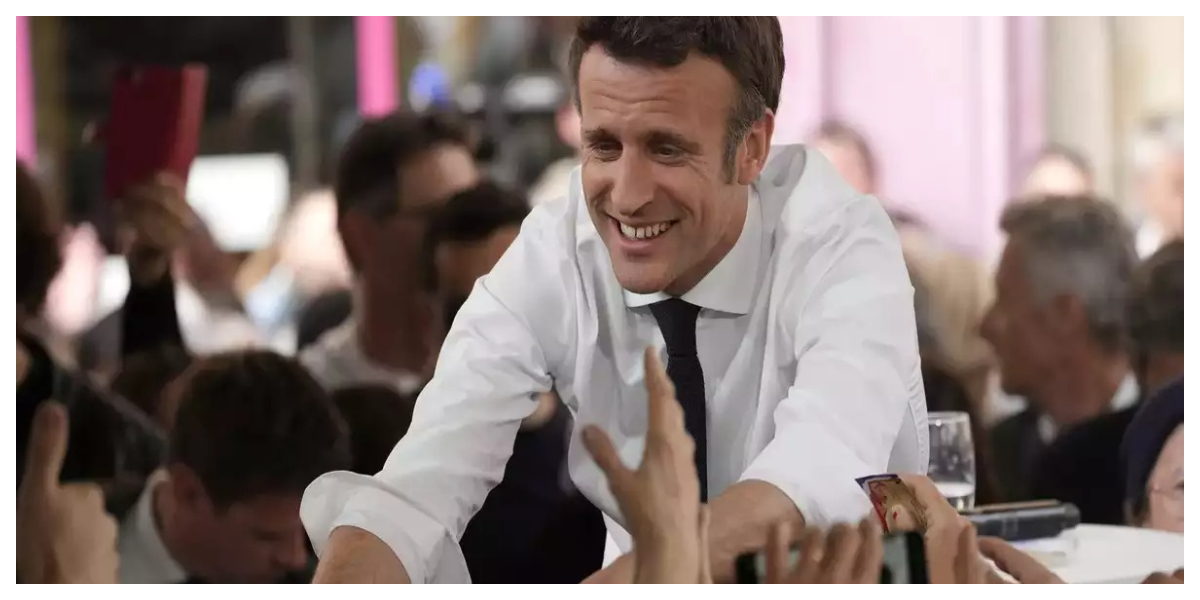 Macron battles