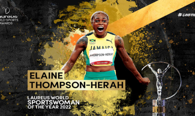 Laureus World Sports Awards: Thompson-Herah crowned as ‘Sportswoman of the Year’