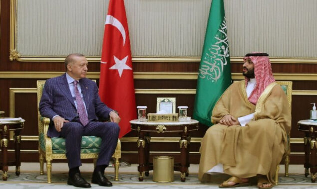 Turkey’s Erdogan meets Saudi leaders