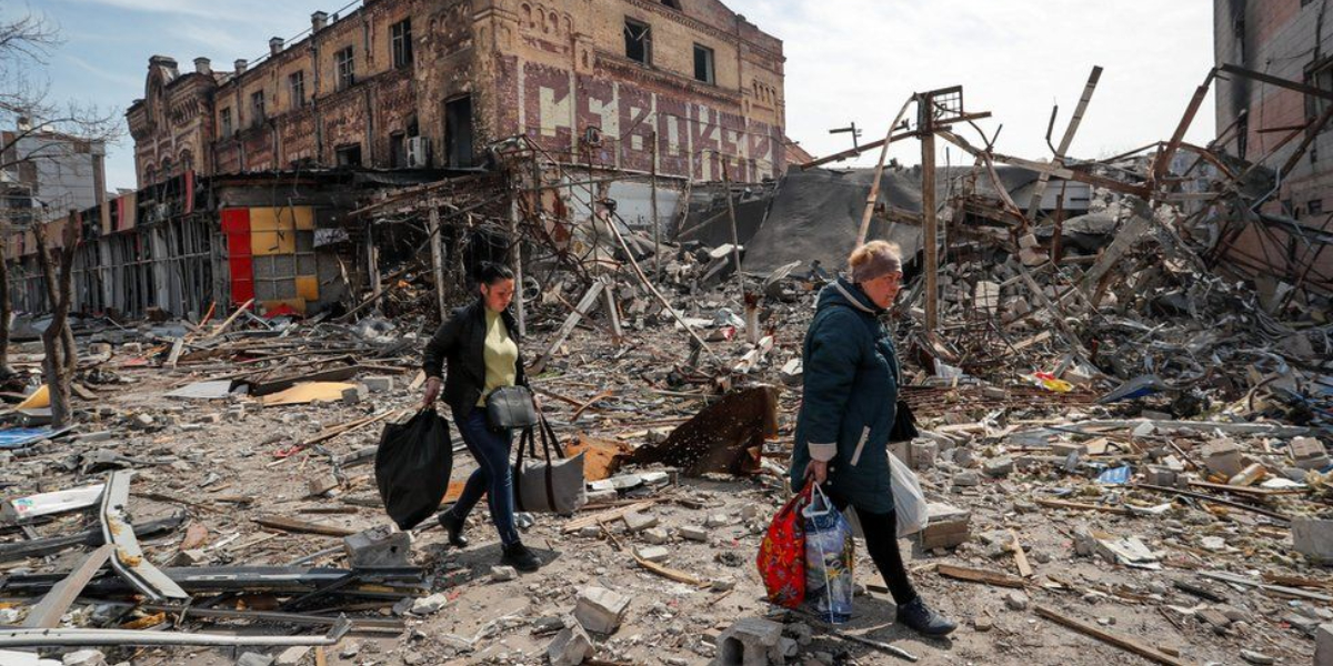 The battered port city of Mariupol shows up near the very edge of tumbling to Russian powers following seven weeks under attack.