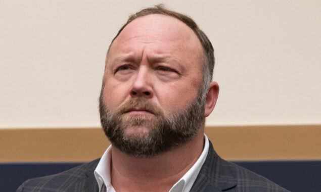 Alex Jones appears in court for depositions
