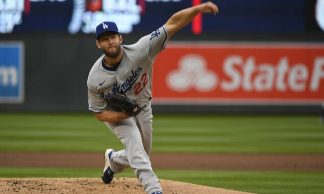 Dodgers pull Clayton Kershaw after perfect game, 13 strikeouts through 7 innings