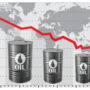 Oil rates falls as economies show signs of strain