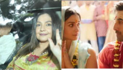 Alia Bhatt & Ranbir Kapoor wedding: Mahesh Bhatt, Pooja Bhatt arrive at the vanue for mehendi ceremony