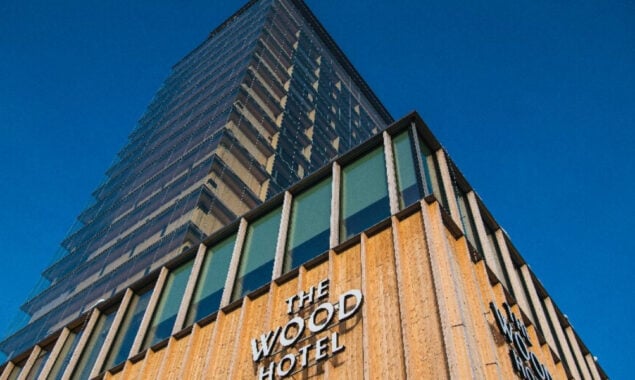 In Scandinavia, wooden buildings reach new heights