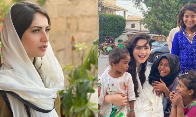 Netizens slam Neelam Muneer Khan for her recent photos in poor areas