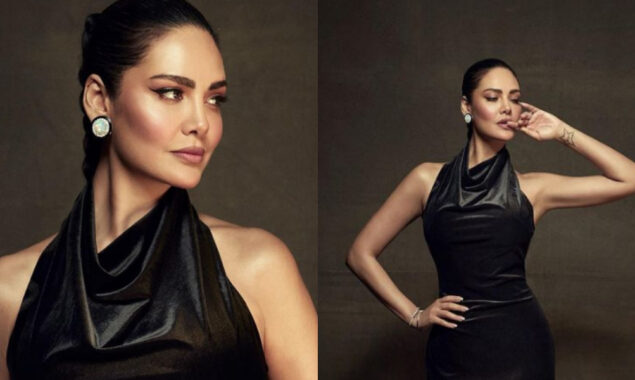 Esha Gupta in black mermaid gown, see pictures