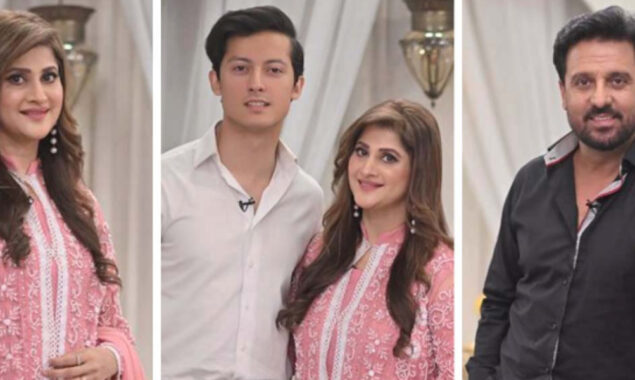 Sahiba made an appearance in Good Morning Pakistan with her family