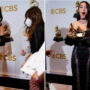Watch: One of Olivia Rodrigo’s Grammy Awards is dropped and broken, her reaction gone viral