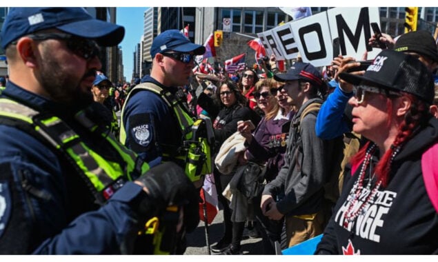 Ottawa police out in force amid bikers’ ‘freedom’ protest
