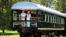 South African train makes safari trip, but never moves
