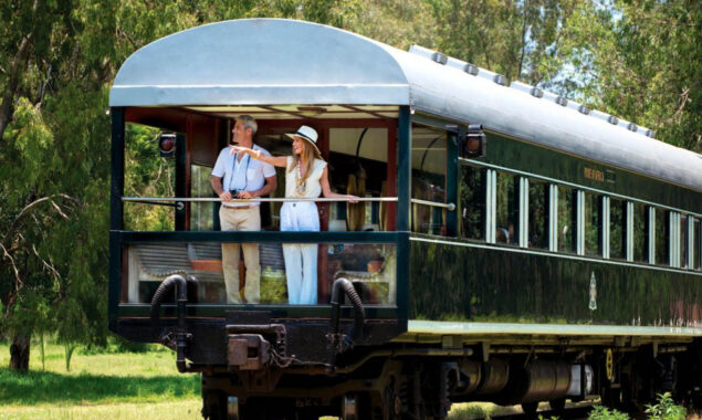 South African train makes safari trip, but never moves