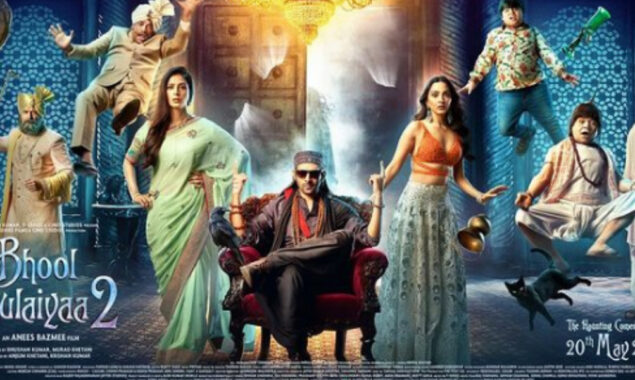 Kiara Advani unveils a new poster before Bhool Bhulaiyaa 2 trailer release