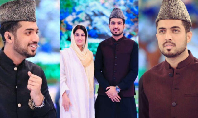 Iqrar-ul-Hassan wears Jinnah cap on Shan-e-Ramzan alongside his wife