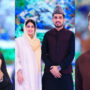 Iqrar-ul-Hassan wears Jinnah cap on Shan-e-Ramzan alongside his wife