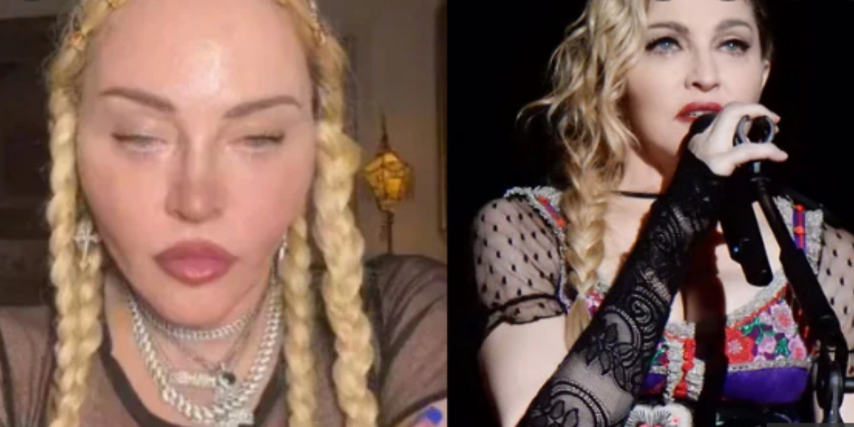 Madonna's face