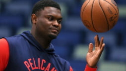 Zion Williamson dunks 360 windmill before Pelicans’ Play-In game, watch